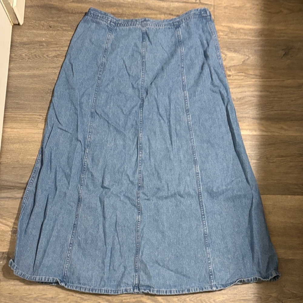 Classic Elements Light Blue Maxi Skirt